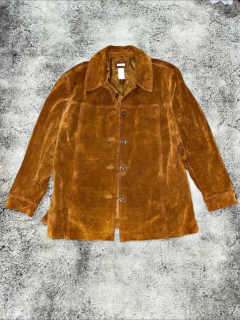 Cherokee Brown Suede Leather Jacket